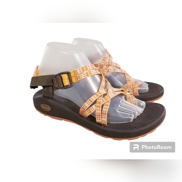 Chaco | Shoes | Chaco Zx2 Classic Orange Peach Woman Sandals W9